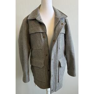 VTG 70s Eddie Bauer Expedition Outfitter Wool Field Jacket Barn Coat Heavy USA S